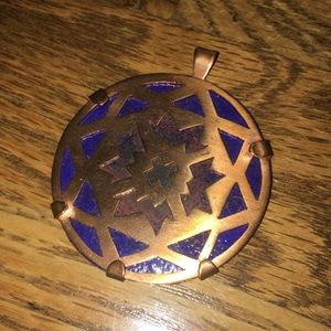 Handmade copper pendant